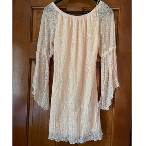 Blush Boho Lace Dress